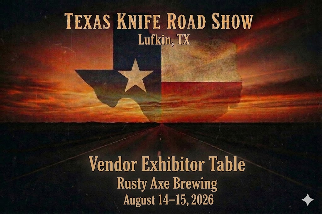 Texas Knife Road Show - Lufkin Event Vendor Table